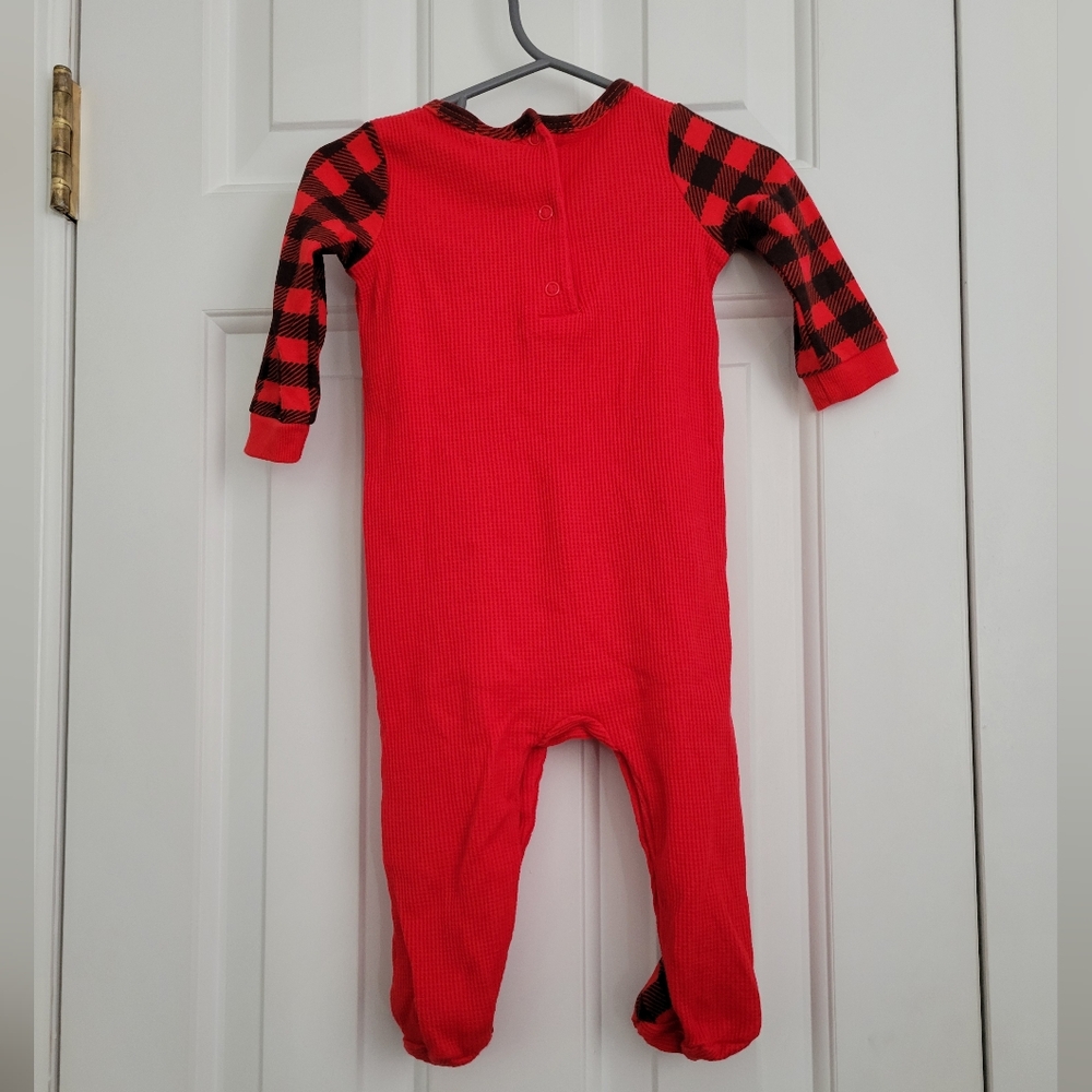 My First Christmas baby onsie with hat - Picture 3 of 4